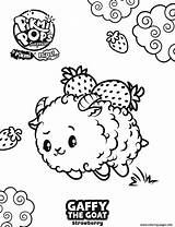 Coloring Pikmi Goat Pops Cute Pages Printable sketch template