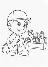 Handyman Coloring Pages Getcolorings sketch template