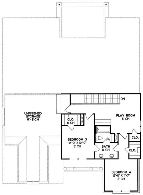house plan    bedroom  sq ft country traditional home tpc
