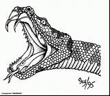 Snake Angry Realistic Anaconda Zeichnung Anacondas Scary Schlange Draw Coloriages Getdrawings Malvorlagen Coloringhome Rattlesnake Lenda Zeichnungen Schlangen Informasjon Mer Cobras sketch template