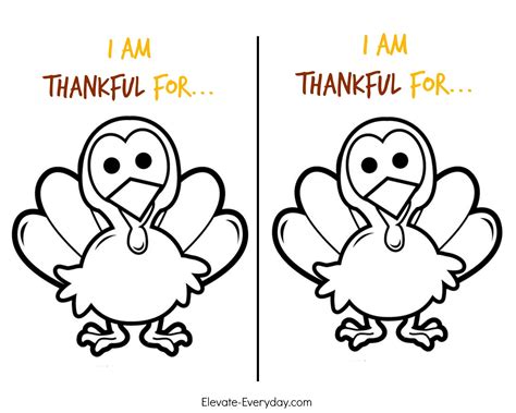 printable thanksgiving turkey template  printable