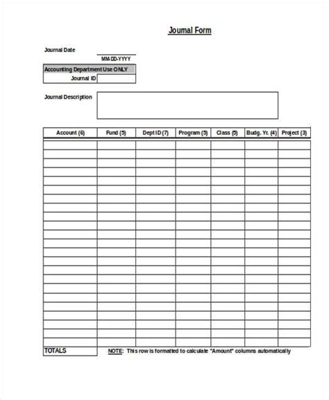 sample printable accounting forms   ms word excel