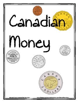canadian money printable coins     math  teaching resources