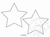 Template Star Shape Coloring Pointed Stars Christmas Point Coloringpage Eu sketch template