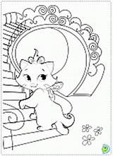 Coloring Marie Cat Dinokids Pages sketch template