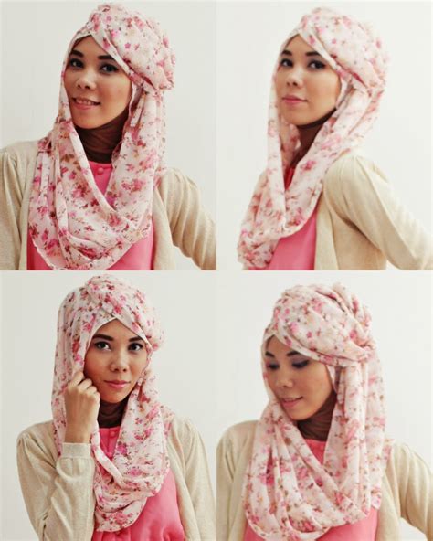 tutorial hijab model topi terlengkap hijab terlengkap