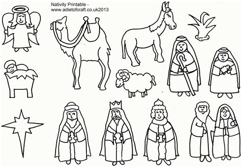 christmas nativity coloring page  print coloring home