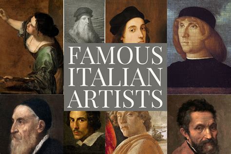 famous italian artists italian painters
