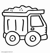 Truck Dump Coloring Pages Boys Printable Little Trucks Other Print Cars Look sketch template