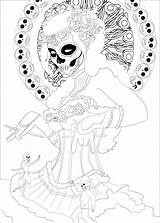 Muertos Morts Leggende Miti Adulti Malbuch Erwachsene Adulte Leyendas Mitos Justcolor Mexicaine Coloriages Fête Adultos Inspiré Colorier Myths Difficiles Nggallery sketch template