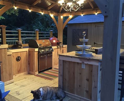 outdoor kitchen outdoor kitchen backyard  porch