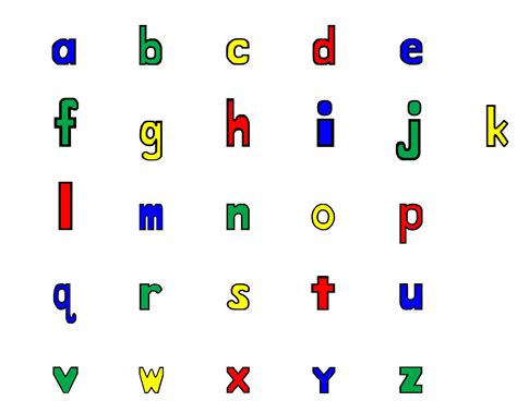 alphabet teaching  visual cards