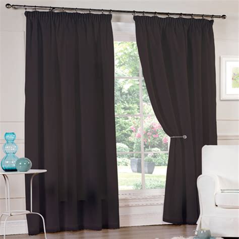 black lined voile pencil pleat curtains tonys textiles tonys textiles