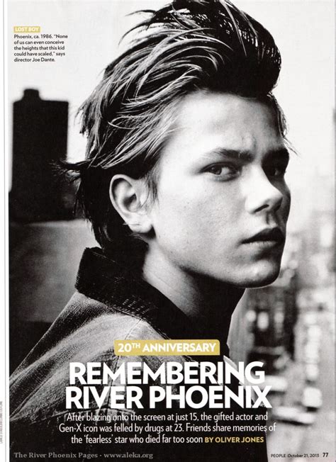 The River Phoenix Pages Articles Scans People Magazine