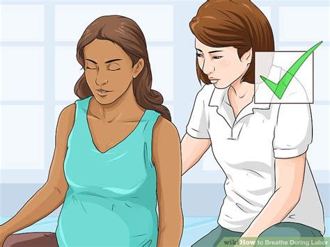 breathe  labor  steps  pictures wikihow mom