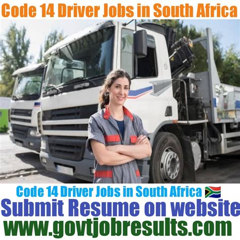 code  driver jobs  south africa govtjobresults