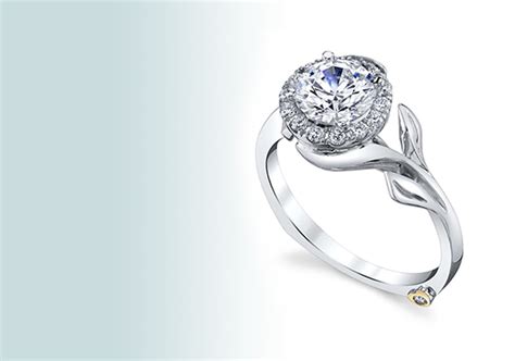 nature inspired engagement rings mark schneider fine jewelry