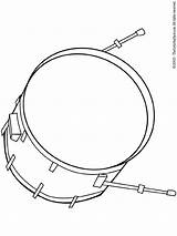 Drum Bass Coloring Pages Colouring sketch template