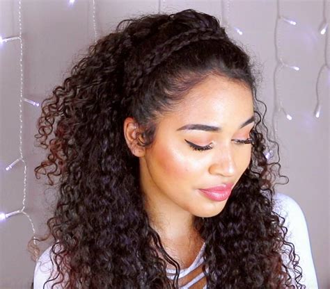 easy hairstyle for naturally curly hair completely heatless and low