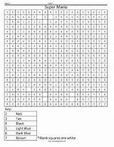 Coloring Color Multiplication Pixel Numbers Table Number Periodic Math Worksheets Periotic Word Chart Search Pages sketch template