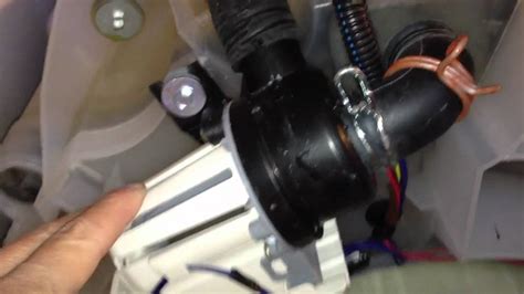 replacing  leaking pump   maytag bravos top loading washer youtube