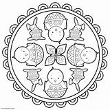 Pascua Mandalas sketch template