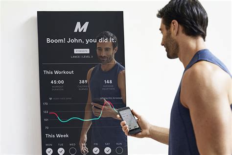 Connected Fitness Device Mirror Brings The Workout To Your