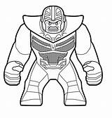Lego Thanos Coloring Printable Pages Infinity Angry Avengers War Kids Villain Description Vs Coloringonly sketch template