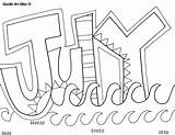 Calendar Doodles Doodle Classroomdoodles Colouring Kolorowanki Colorear Lipiec Mesi Inglese Mediafire sketch template