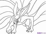 Coloring Pages Tailed Nine Fox Getcolorings Kakashi sketch template
