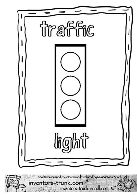 printable garrett morgan traffic light