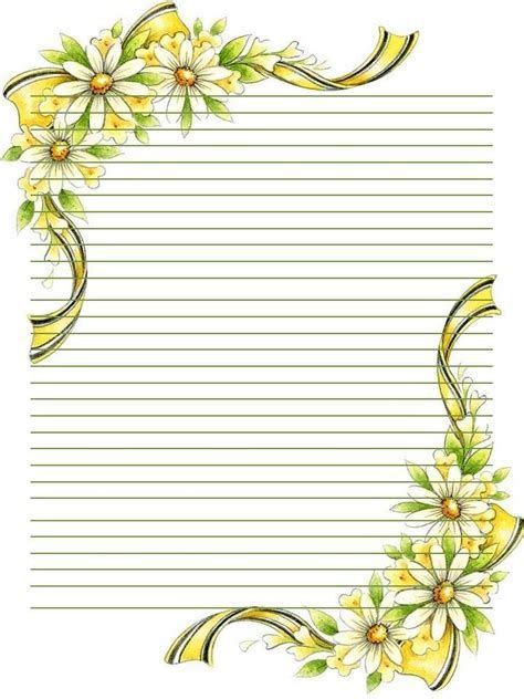 sheets decorated  write images  pictures  print printable