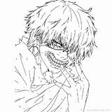 Ghoul Kaneki Ken Kirishima Touka Xcolorings sketch template