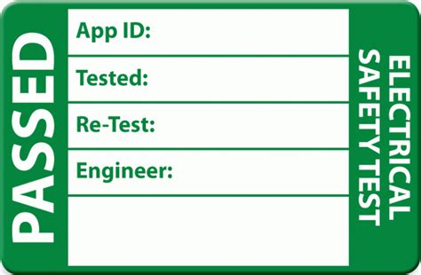 pat testing labels template printable templates