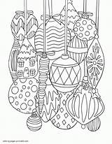 Coloring Christmas Pages Adults Printable Adult Ornament Sheets Print Kids Color Choose Board Cute Decor sketch template
