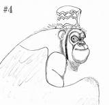 Drawing Monkey Flying Blaise Aaron Getdrawings Number sketch template