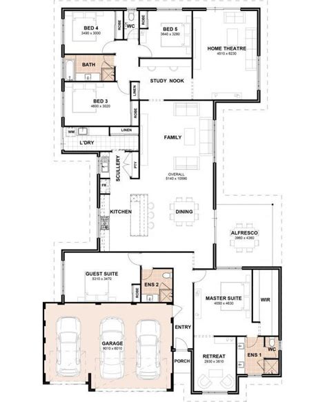 primary  cost  bedroom house plans  double garage wonderful  home floor plans
