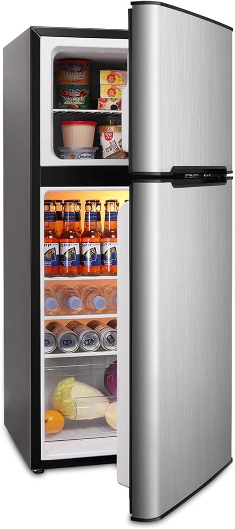 amazoncom mini fridge  freezer  cuft compact refrigerator