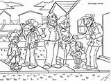 Familie Malvorlage Malvorlagen Generationen Ausmalbild Kindern Eltern sketch template