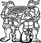 Coloring Ninja Turtles Printable Pages Popular Mutant sketch template