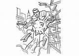 Coloring Pages Sandman Spiderman sketch template