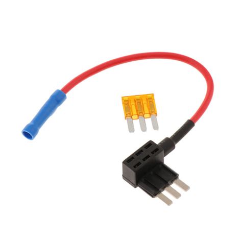 mini  blade mini atm fuse adapter tap dual circuit adapter holder  dc ebay