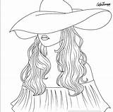 Coloring Pages Gift Colorfy Girl Girls Hat Tumblr Colouring Gotd Therapy Para Dibujos Lady Colorear Color Site Hats Imprimir Website sketch template