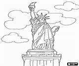 Estatua Libertad Statua Vrijheidsbeeld Turistico Kleurplaat Amerika Libertà Colorear Kleurplaten Monumenten Bezienswaardigheden Monumenti Luoghi Kleurplaatkleurplaten sketch template