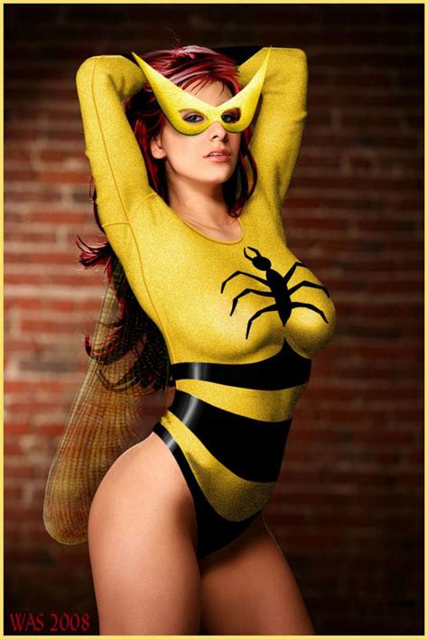 insect queen pinup girl of the week super sexy hero villain warriors borgs characters etc