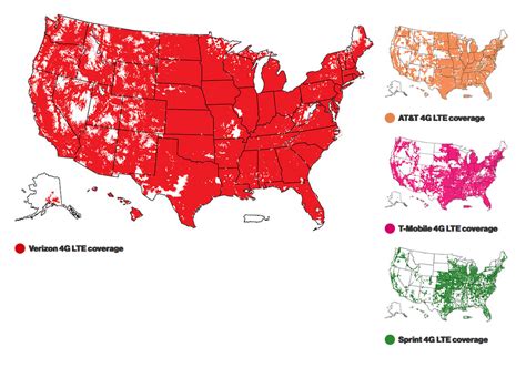 Verizon 4g Lte Coverage Map Large World Map