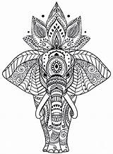 Elefante Colorear Hindues Diane Kayleen sketch template