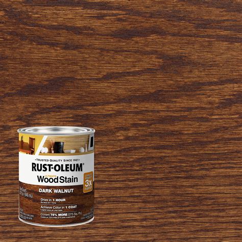 dark walnut rust oleum ultimate wood stain  quart walmartcom