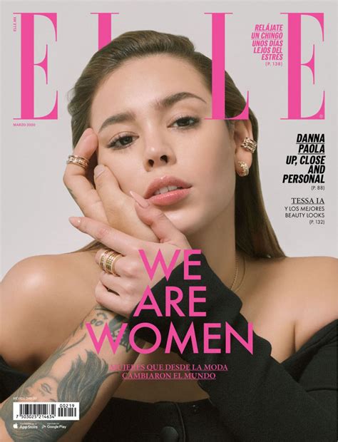 danna paolo poses for elle mexico march 2020