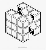 Cube Coloring Rubix Pages Printable Rubik Colorear Cubo Dibujo Para Kindpng sketch template